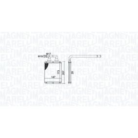 Comprar Radiador de calefacción de MAGNETI MARELLI 350218496000 a bajo precio de 42,20 €