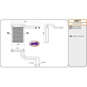 Acquista Radiatore riscaldamento da AHE online per LAND CRUISER 100 (UZJ100) a prezzi moderati