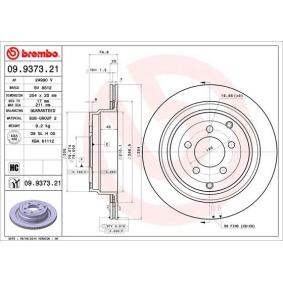 Bremsscheibe 09.9373.21 von BREMBO günstig für 60,49 € online kaufen