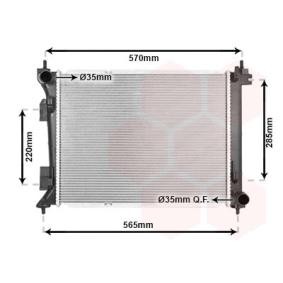 Compre Radiador de VAN WEZEL online para Stonic Van / Hatchback (YB) a preços moderados