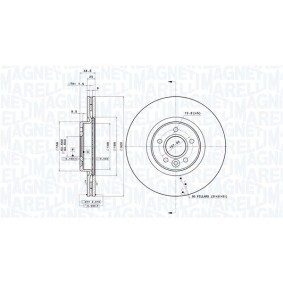 Bremsscheibe 360406156501 von MAGNETI MARELLI günstig für 152,47 € online kaufen