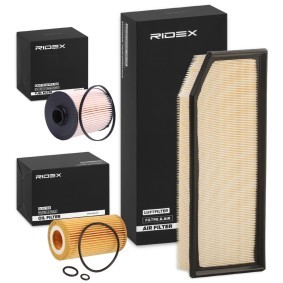 Compre Kit de filtros de RIDEX online para Clase E Caja / Chasis (VF210) a precios moderados