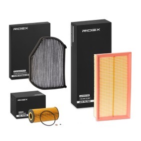 Compre Kit de filtros de RIDEX online para Clase E Caja / Chasis (VF210) a precios moderados