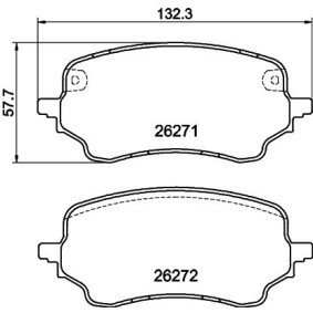 Spannrolle des Herstellers MINTEX - Originalware Artikelnummer: MDB4285
