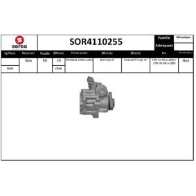 Compre Bomba de direção da SNRA SOR4110255 a um preço baixo por 277,80 €