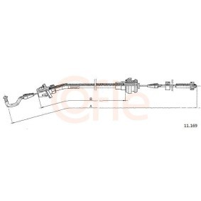Bowdenzug des Herstellers COFLE - Originalware Artikelnummer: 92.11.169