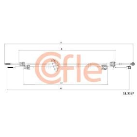 Seilzug, Schaltgetriebe 92.11.3357 von COFLE günstig für 66,07 € online kaufen