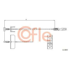 Handbremsseil von COFLE