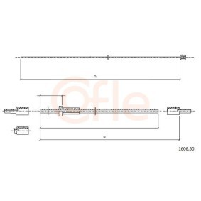 Achetez des Tirette de capot moteur COFLE 92.1606.50 à prix pour 8,22 €