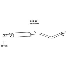Comprar Silenciador intermedio de PEDOL 021.341 a bajo precio de 60,36 €