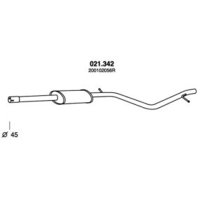 Comprar Silenciador intermedio de PEDOL 021.342 a bajo precio de 53,01 €