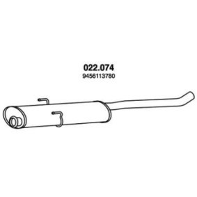 Comprar Silenciador intermedio de PEDOL 022.074 a bajo precio de 125,59 €