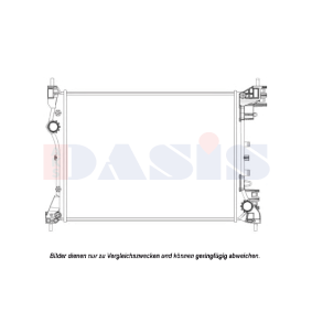 Kühler, Motorkühlung 010100N von AKS DASIS günstig für 235,12 € online kaufen