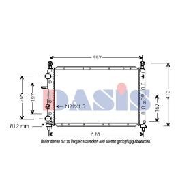 Kühler, Motorkühlung 010110N von AKS DASIS günstig für 95,65 € online kaufen