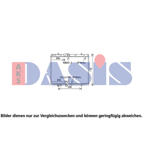 Acquista Radiatore motore da AKS DASIS 070070N a buon mercato per soli 77,15 €