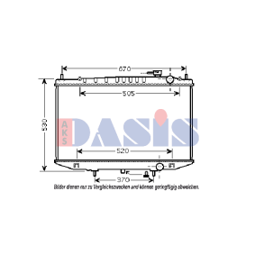 Kühler, Motorkühlung 080300N von AKS DASIS günstig für 159,30 € online kaufen