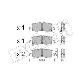 Bremsbeläge 22-1184-0 von METELLI günstig für 41,70 € online kaufen