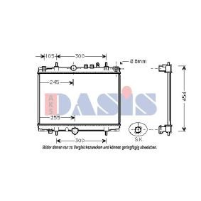 Kühler, Motorkühlung 160074N von AKS DASIS günstig für 53,91 € online kaufen