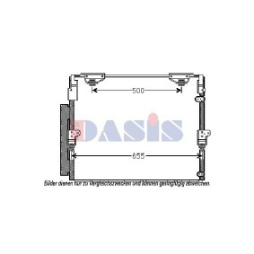 Acquista Condensatore climatizzatore da AKS DASIS 212070N a buon mercato per soli 98,86 €