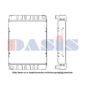 Kjøp Radiator, motorkjøling av AKS DASIS 440219N til den lave prisen 6359,03 NOK