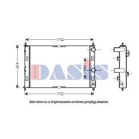 Kühler, Motorkühlung 520770N von AKS DASIS günstig für 92,74 € online kaufen