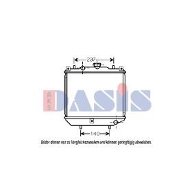 Compre Radiador, arrefecimento do motor da AKS DASIS 550002N a um preço baixo por 78,89 €