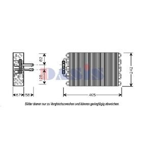 Verdampfer, Klimaanlage 820314N von AKS DASIS günstig für 120,44 € online kaufen