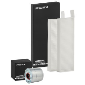 Compre Kit de filtros de RIDEX online para BERLINGO Camião de plataforma/chassis (B9) a preços moderados