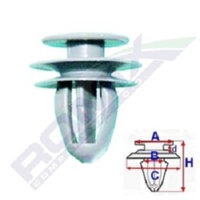 Compre Moldura de puerta de ROMIX online para CIVIC VI Sedán (EJ, EK) a precios moderados