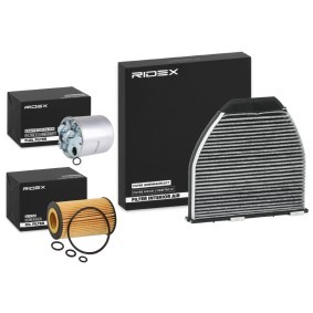 Compre Kit de filtros de RIDEX online para Clase E Cabrio (A207) a precios moderados