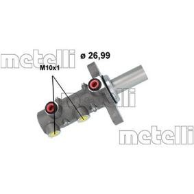 Achetez des Maître-cylindre de chez METELLI en ligne pour Boxer Camion plate-forme/Châssis (250) à prix modérés