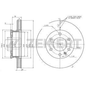 Bremsscheibe BS-5256B von ZEKKERT günstig für 59,10 € online kaufen