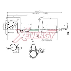 Køb Støddæmper af AP XENERGY X715333 til den lave pris 504,30 DKK