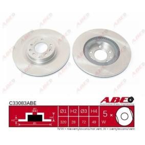 Bremsscheibe C33083ABE von ABE günstig für 72,22 € online kaufen