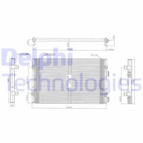 Comprar Condensador, aire acondicionado de DELPHI TSP0225486 a bajo precio de 152,02 €