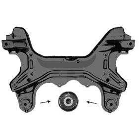 Hilfsrahmen / Aggregateträger 5888690 SEAT von VAN WEZEL