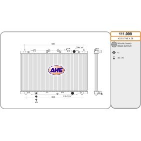 Acquista Radiatore motore da AHE 111.099 a buon mercato per soli 250,54 €