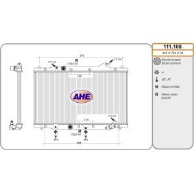 Acquista Radiatore motore da AHE 111.108 a buon mercato per soli 276,97 €