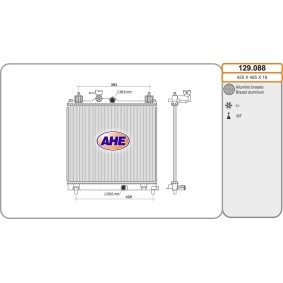 Kühler, Motorkühlung 129.088 von AHE günstig für 192,53 € online kaufen