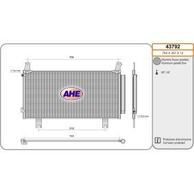 Klimakondensator 43792 von AHE günstig für 207,69 € online kaufen