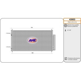 Klimakondensator 43953 von AHE günstig für 209,83 € online kaufen