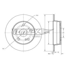 Bremsscheibe TX 74-05 von TOMEX brakes günstig für 40,15 € online kaufen