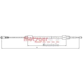 Handbremsseil 10.9321 von METZGER günstig für 8,36 € online kaufen