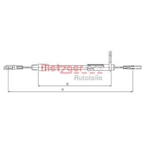 Handbremsseil 10.9441 von METZGER günstig für 14,83 € online kaufen