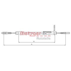 Handbremsseil 10.9442 von METZGER günstig für 18,36 € online kaufen