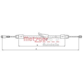 Handbremsseil 10.9443 von METZGER günstig für 18,19 € online kaufen
