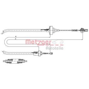 Kupplungsseil des Herstellers METZGER - Originalware Artikelnummer: 11.2871