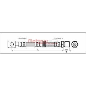 Bremsschlauch 4112814 von METZGER günstig für 11,73 € online kaufen