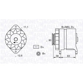 Lichtmaschine 063321019010 von MAGNETI MARELLI günstig für 252,75 € online kaufen
