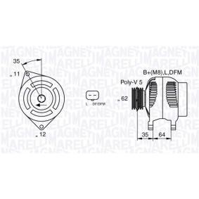 Lichtmaschine 063377015010 von MAGNETI MARELLI günstig für 331,37 € online kaufen